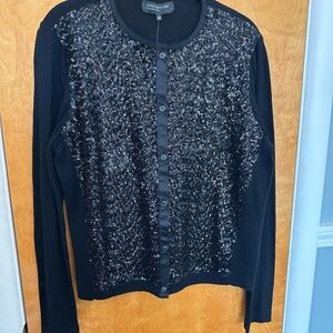 Jones of New York Sequin Cardigan